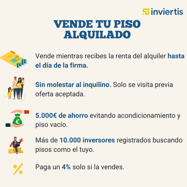 Vende tu piso con inquilino